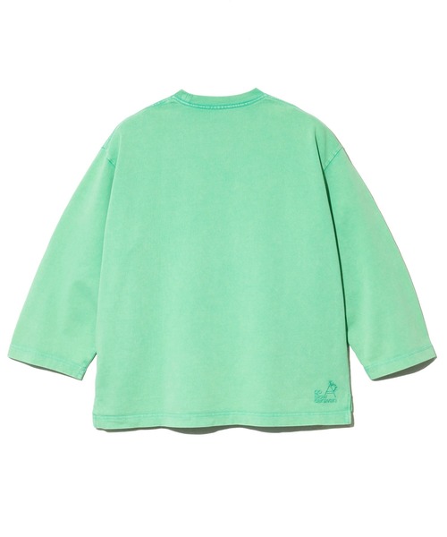go slow caravan(ゴースローキャラバン)の「32/1 三本引き揃え ヘビー天竺 ケミカル ワイド 9/S TEE(Tシャツ/カットソー・メンズ・グリーン/パープル/イエロー・X-LARGE/LARGE/MEDIUM)」の10枚目の写真