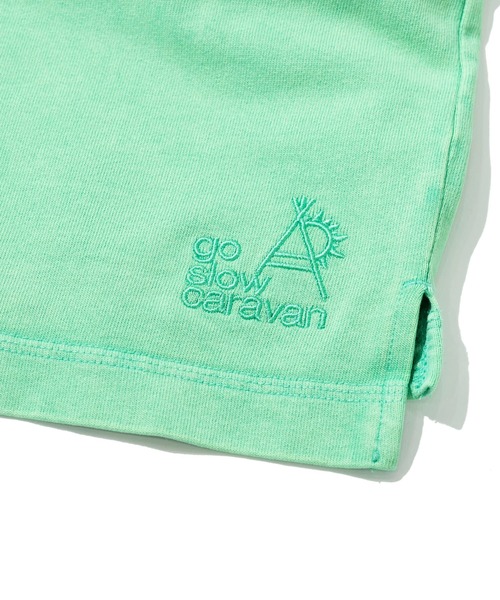 go slow caravan(ゴースローキャラバン)の「32/1 三本引き揃え ヘビー天竺 ケミカル ワイド 9/S TEE(Tシャツ/カットソー・メンズ・グリーン/パープル/イエロー・X-LARGE/LARGE/MEDIUM)」の11枚目の写真