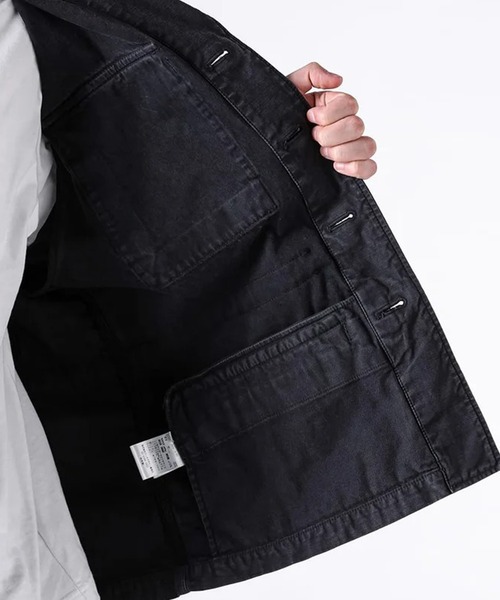 KHOKI（コッキ）の「【KHOKI/コッキ】Combination Military Jacket（ミリタリージャケット・メンズ・ブラック/カーキ・2/3）」の8枚目の写真