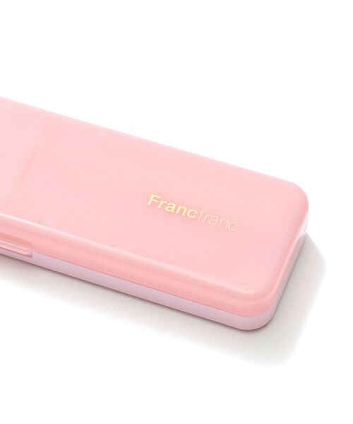 Francfranc（フランフラン）の「ロゴ ランチ箸＆スプーン ピンク ピクニック ランチ（カトラリー・レディース・ピンク・FREE）」の3枚目の写真
