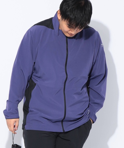 UNDER ARMOUR(アンダーアーマー)の「ジャケット メンズ 大きいサイズ FITTED STORM UPF40 メッシュ切り替え フルジップ UNDER ARMOUR (アンダーアーマー)(ブルゾン・メンズ・パープル/ブラック・5XL/4XL/3XL)」の2枚目の写真