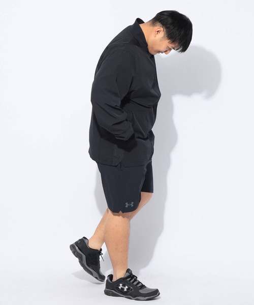 UNDER ARMOUR(アンダーアーマー)の「ジャケット メンズ 大きいサイズ FITTED STORM UPF40 メッシュ切り替え フルジップ UNDER ARMOUR (アンダーアーマー)(ブルゾン・メンズ・パープル/ブラック・5XL/4XL/3XL)」の13枚目の写真