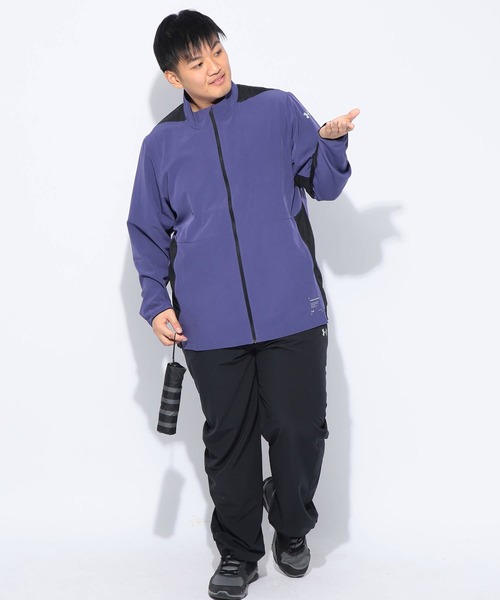 UNDER ARMOUR(アンダーアーマー)の「ジャケット メンズ 大きいサイズ FITTED STORM UPF40 メッシュ切り替え フルジップ UNDER ARMOUR (アンダーアーマー)(ブルゾン・メンズ・パープル/ブラック・5XL/4XL/3XL)」の18枚目の写真