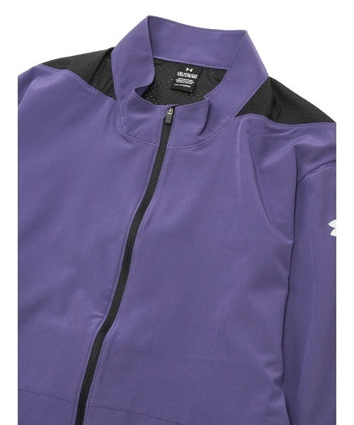 UNDER ARMOUR(アンダーアーマー)の「ジャケット メンズ 大きいサイズ FITTED STORM UPF40 メッシュ切り替え フルジップ UNDER ARMOUR (アンダーアーマー)(ブルゾン・メンズ・パープル/ブラック・5XL/4XL/3XL)」の6枚目の写真