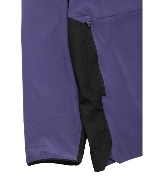 UNDER ARMOUR(アンダーアーマー)の「ジャケット メンズ 大きいサイズ FITTED STORM UPF40 メッシュ切り替え フルジップ UNDER ARMOUR (アンダーアーマー)(ブルゾン・メンズ・パープル/ブラック・5XL/4XL/3XL)」の9枚目の写真
