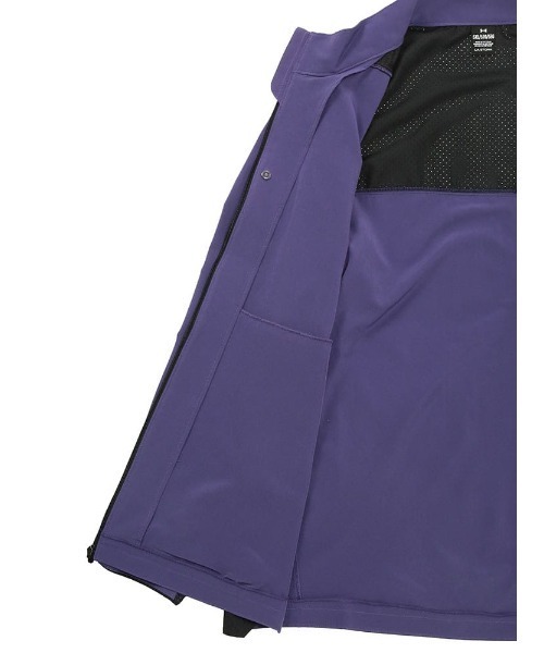 UNDER ARMOUR(アンダーアーマー)の「ジャケット メンズ 大きいサイズ FITTED STORM UPF40 メッシュ切り替え フルジップ UNDER ARMOUR (アンダーアーマー)(ブルゾン・メンズ・パープル/ブラック・5XL/4XL/3XL)」の11枚目の写真
