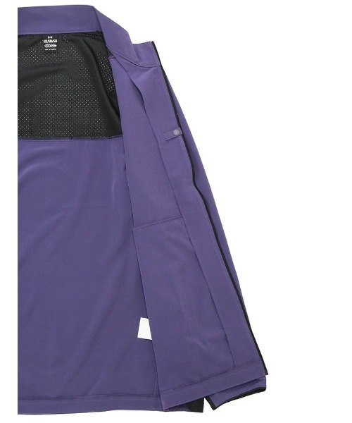 UNDER ARMOUR(アンダーアーマー)の「ジャケット メンズ 大きいサイズ FITTED STORM UPF40 メッシュ切り替え フルジップ UNDER ARMOUR (アンダーアーマー)(ブルゾン・メンズ・パープル/ブラック・5XL/4XL/3XL)」の12枚目の写真
