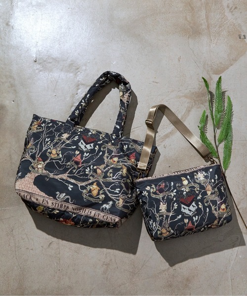 SALON de RUBAN（サロンドルヴァン）の「【SALON de RUBAN / サロン ド ルヴァン】 ハリーポッター トートバッグ ショルダーポーチ付き（トートバッグ・レディース・グリーン・FREE）」の2枚目の写真