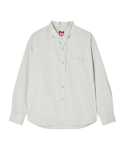 Beyond Closet（-）の「[コレクションライン] スカーフディテールラウンドシャツ アイボリー（シャツ/ブラウス・メンズ・その他・LARGE/MEDIUM）」の2枚目の写真