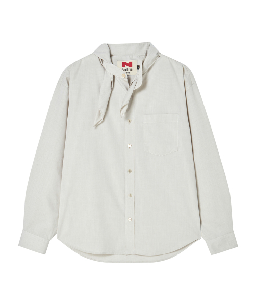 Beyond Closet（-）の「[コレクションライン] スカーフディテールラウンドシャツ アイボリー（シャツ/ブラウス・メンズ・その他・LARGE/MEDIUM）」の10枚目の写真