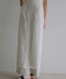 anuke（アンヌーク）の「Sheer Workpocket Skirt（スカート）」