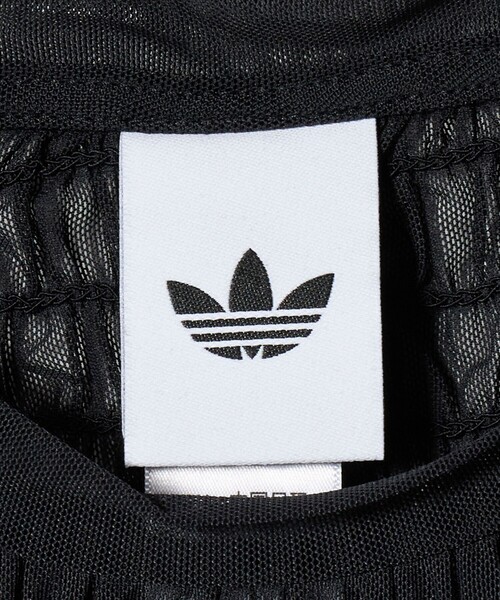 adidas Originals(アディダスオリジナルス)の「<adidas Originals>スモックド カリ Tシャツ(その他トップス・レディース・ブラック・M)」の9枚目の写真