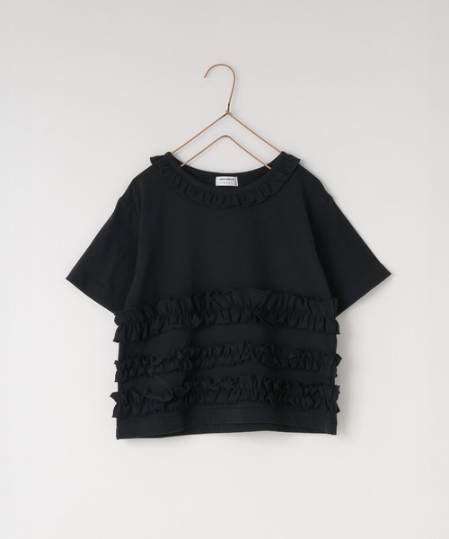 LOWRYS FARM（ローリーズファーム）の「チビフリルプルオーバーＳＳ　664976（Tシャツ/カットソー・キッズ・ブルー/オフホワイト/ブラック・140cm/130cm/120cm/110cm/150cm）」の14枚目の写真