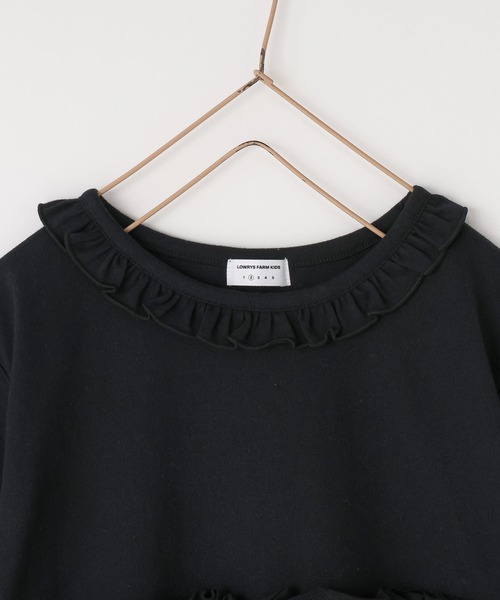 LOWRYS FARM（ローリーズファーム）の「チビフリルプルオーバーＳＳ　664976（Tシャツ/カットソー・キッズ・ブルー/オフホワイト/ブラック・140cm/130cm/120cm/110cm/150cm）」の15枚目の写真
