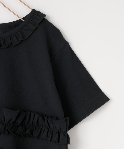 LOWRYS FARM（ローリーズファーム）の「チビフリルプルオーバーＳＳ　664976（Tシャツ/カットソー・キッズ・ブルー/オフホワイト/ブラック・140cm/130cm/120cm/110cm/150cm）」の16枚目の写真