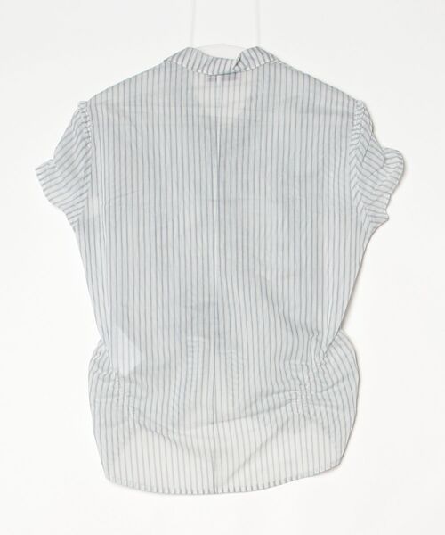 LOW CLASSIC(ロウ クラシック)の「wrinkle half sleeve shirt(シャツ/ブラウス・レディース・ストライプ・S/M)」の8枚目の写真