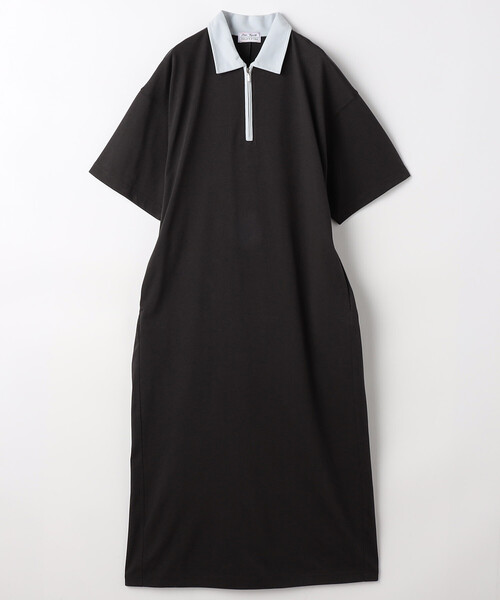 フリークスストア　チューリップワンピース 藤本美貴 × FREAK'S STORE/フリークスストア 配色ハーフジップ