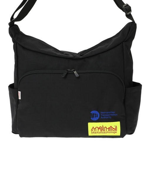 Manhattan Portage（マンハッタンポーテージ）の「BED-STUY Shoulder Bag (LG) LVL MTA（ショルダーバッグ・メンズ・ブラック・LARGE）」の2枚目の写真