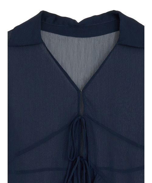 ZOZOTOWN限定＞RIBBON FRILL SHEER BROUSE（シャツ/ブラウス）｜Ameri