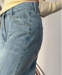 somnium（ソムニウム）の「ワイドデニムパンツ / レディース ルーズシルエット ハイウエスト バギーデニム 韓国ファッション（デニムパンツ）」