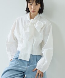 ボウタイシャツブルゾン