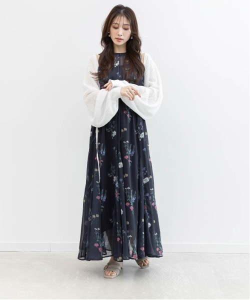 RANDA(ランダ)の「ボレロニットカーディガン(カーディガン/ボレロ・レディース・ベージュ/ピンク/ブラック/ホワイト・FREE)」の8枚目の写真