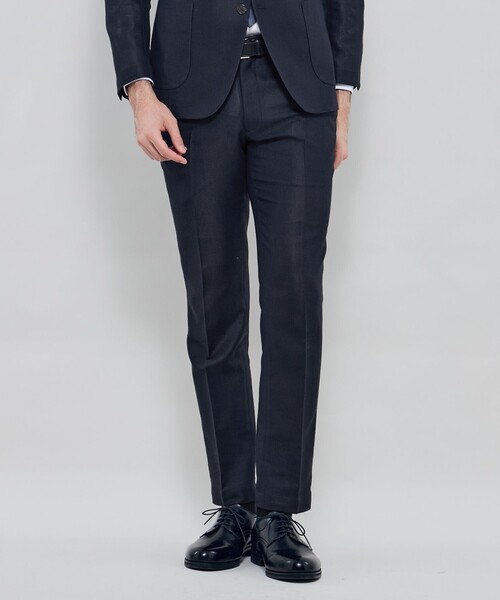 MACKINTOSH LONDON（マッキントッシュ ロンドン）の「【BREASY JACKET】LENO CLOTH セットアップパンツ（その他パンツ・メンズ・グレー/チャコールグレー/ネイビー/ベージュ系その他2・82/78/86/90/94）」の4枚目の写真