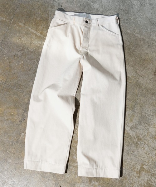 made in standard (メイドインスタンダード)の「MADE IN STANDARD / メイドインスタンダード USMC 40S N-3 UTILITY TROUSERS ヘリンボーンツイル ユーティリティーパンツ(その他パンツ・メンズ・ブラック/ナチュラル/オリーブドラブ・MEDIUM/LARGE)」の2枚目の写真