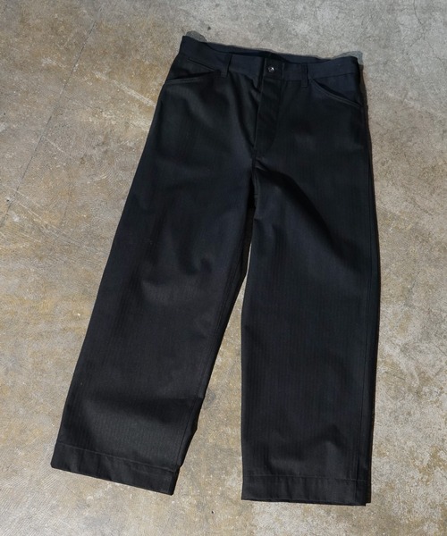made in standard (メイドインスタンダード)の「MADE IN STANDARD / メイドインスタンダード USMC 40S N-3 UTILITY TROUSERS ヘリンボーンツイル ユーティリティーパンツ(その他パンツ・メンズ・ブラック/ナチュラル/オリーブドラブ・MEDIUM/LARGE)」の1枚目の写真