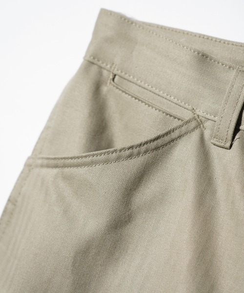made in standard (メイドインスタンダード)の「MADE IN STANDARD / メイドインスタンダード USMC 40S N-3 UTILITY TROUSERS ヘリンボーンツイル ユーティリティーパンツ(その他パンツ・メンズ・ブラック/ナチュラル/オリーブドラブ・MEDIUM/LARGE)」の4枚目の写真