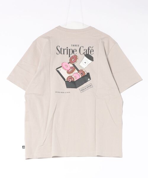 adidas(アディダス)の「《adidas》MDONUTBOXTシャツ(Tシャツ/カットソー・メンズ・ホワイト/ベージュ系その他/グレー・S/M/L/XL/2XL)」の5枚目の写真