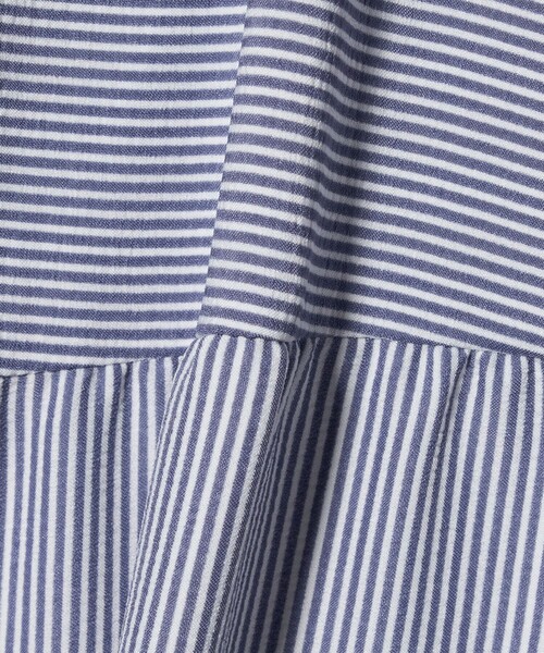 A DAY IN THE LIFE UNITED ARROWS(アデイインザライフユナイテッドアローズ)の「ペプラム バンドカラーブラウス 6分袖 <A DAY IN THE LIFE>(シャツ/ブラウス・レディース・ベージュ/ネイビー/ライム/ロイヤルブルー・FREE)」の10枚目の写真