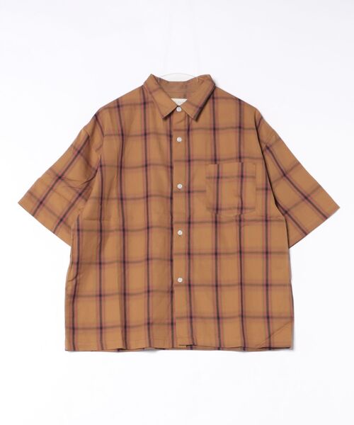 many men many mind(メニーメンメニーマインド)の「MANYMENMANYMINDS / コットンオンブレーチェック/シャツ(シャツ/ブラウス・メンズ・アイボリー/キャメル/ネイビー・X-LARGE/MEDIUM/LARGE)」の13枚目の写真