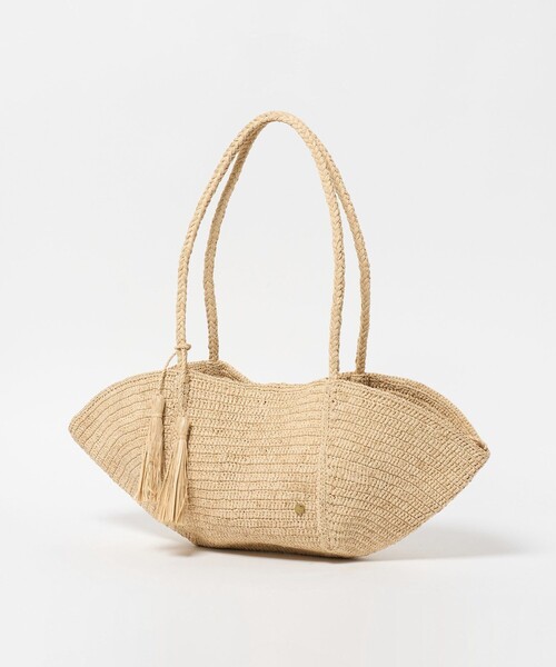 MAISON N.H PARIS（メゾンエヌアッシュパリ）の「＜MAISON N.H PARIS＞CROISSANT RFA バッグ（かごバッグ・レディース・ナチュラル・FREE）」の4枚目の写真