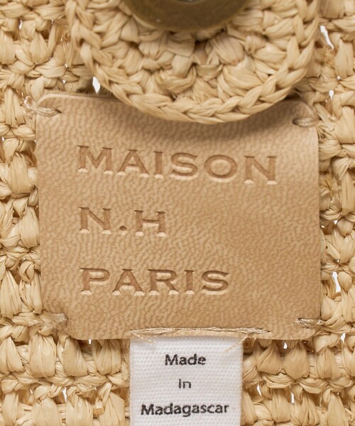 MAISON N.H PARIS（メゾンエヌアッシュパリ）の「＜MAISON N.H PARIS＞CROISSANT RFA バッグ（かごバッグ・レディース・ナチュラル・FREE）」の8枚目の写真