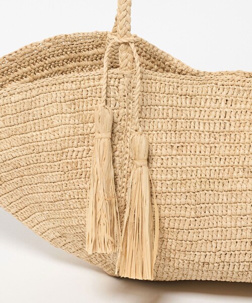 MAISON N.H PARIS（メゾンエヌアッシュパリ）の「＜MAISON N.H PARIS＞CROISSANT RFA バッグ（かごバッグ・レディース・ナチュラル・FREE）」の9枚目の写真