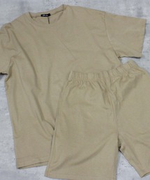 SHISKY（シスキー）の「【セットアップ】無地Tシャツ　セットアップ　上下セット（セットアップ）」