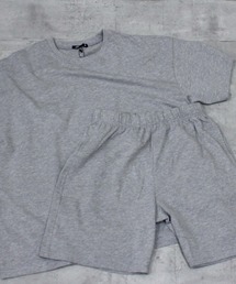 SHISKY（シスキー）の「【セットアップ】無地Tシャツ　セットアップ　上下セット（セットアップ）」