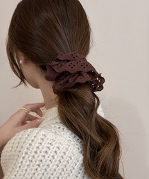 ARCHIVER（アーカイバ）の「【Rz】【456833】花柄レースシュシュ(RZ)（シュシュ）」