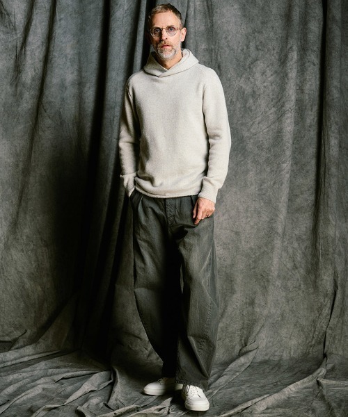 wjk（ダヴルジェイケイ）の「mp14987- wide banana used ワイドバナナデニムパンツ(5225 dn91j)（デニムパンツ・メンズ・チャコールグレー/インディゴブルー・S/M/L/XL）」の8枚目の写真