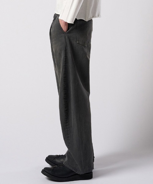 wjk（ダヴルジェイケイ）の「mp14987- wide banana used ワイドバナナデニムパンツ(5225 dn91j)（デニムパンツ・メンズ・チャコールグレー/インディゴブルー・S/M/L/XL）」の10枚目の写真