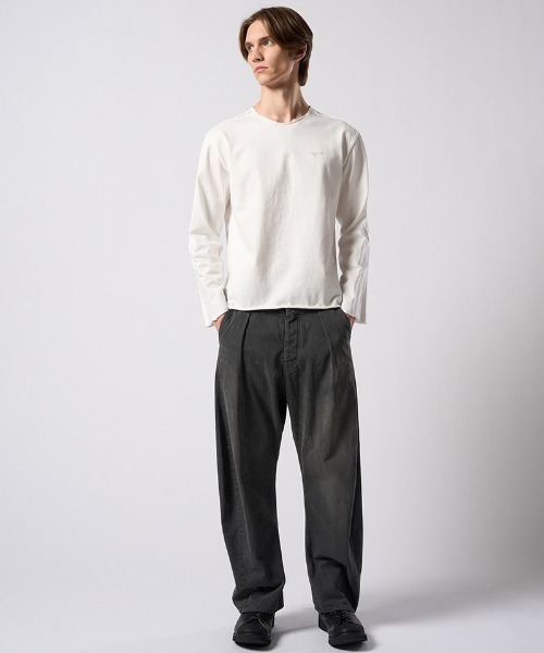 wjk（ダヴルジェイケイ）の「mp14987- wide banana used ワイドバナナデニムパンツ(5225 dn91j)（デニムパンツ・メンズ・チャコールグレー/インディゴブルー・S/M/L/XL）」の12枚目の写真