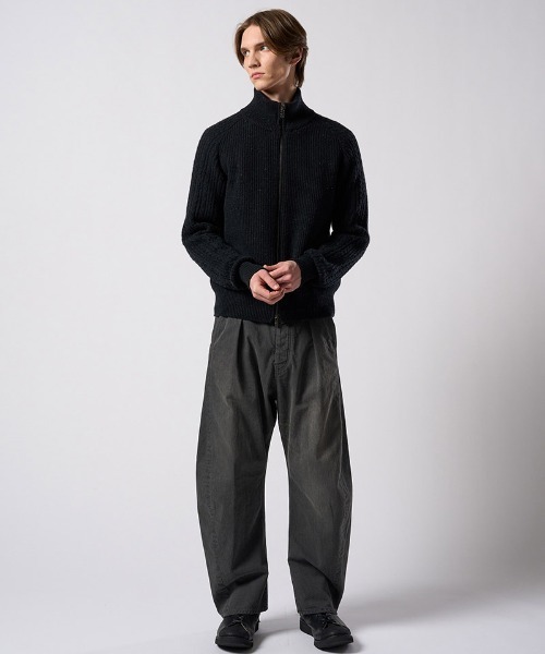 wjk（ダヴルジェイケイ）の「mp14987- wide banana used ワイドバナナデニムパンツ(5225 dn91j)（デニムパンツ・メンズ・チャコールグレー/インディゴブルー・S/M/L/XL）」の14枚目の写真