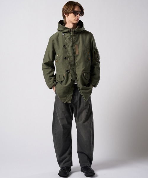 wjk（ダヴルジェイケイ）の「mp14987- wide banana used ワイドバナナデニムパンツ(5225 dn91j)（デニムパンツ・メンズ・チャコールグレー/インディゴブルー・S/M/L/XL）」の15枚目の写真