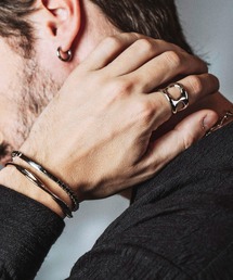 NO ID.（ノーアイディ）の「【NO ID.】Flow Curve Ring / フロウ カーブ リング（リング）」