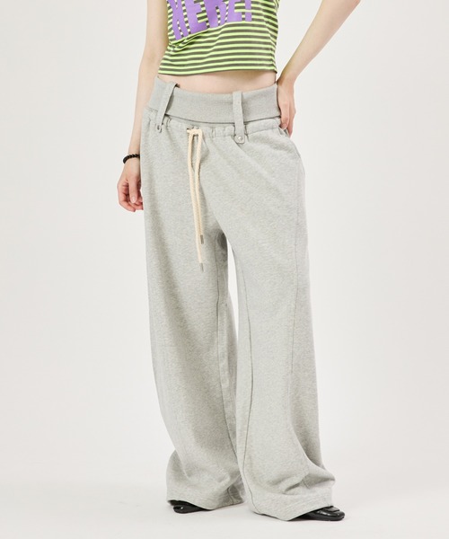 FTW(エフティダブリュー)の「WAIST RIB SWEAT PANTS(スウェットパンツ・レディース・グレー/ネイビー・LARGE/SMALL/MEDIUM)」の2枚目の写真