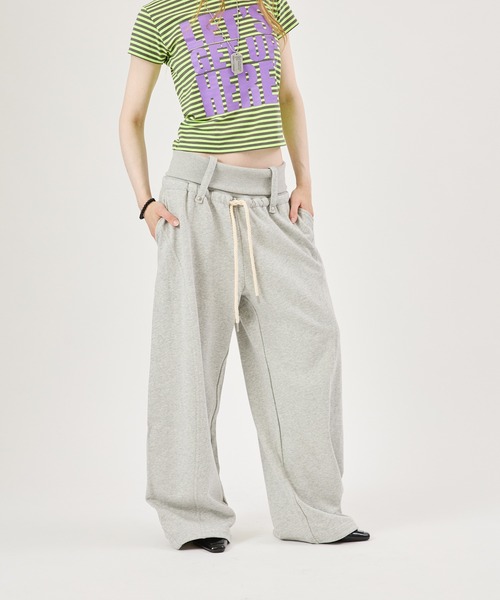 FTW(エフティダブリュー)の「WAIST RIB SWEAT PANTS(スウェットパンツ・レディース・グレー/ネイビー・LARGE/SMALL/MEDIUM)」の3枚目の写真