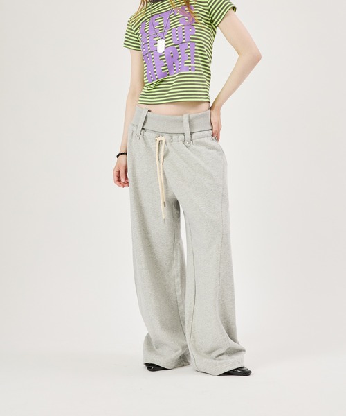 FTW(エフティダブリュー)の「WAIST RIB SWEAT PANTS(スウェットパンツ・レディース・グレー/ネイビー・LARGE/SMALL/MEDIUM)」の4枚目の写真