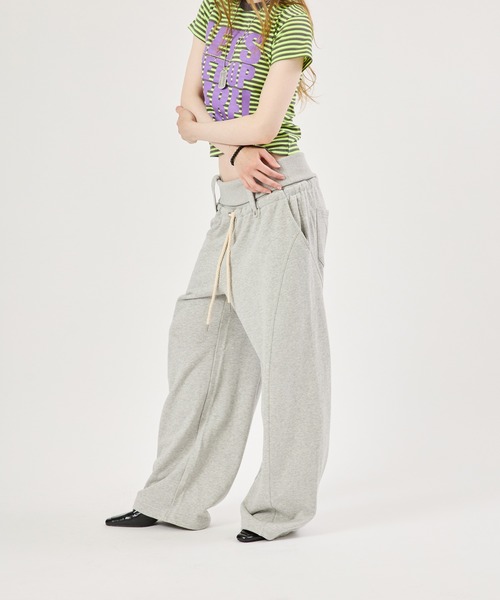 FTW(エフティダブリュー)の「WAIST RIB SWEAT PANTS(スウェットパンツ・レディース・グレー/ネイビー・LARGE/SMALL/MEDIUM)」の5枚目の写真