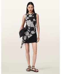 ALLSAINTS | RILEY SLIM FIT FLORAL MINI DRESS | RILEY スリム フィット フローラル ミニ ドレス・ワンピース(ワンピース)